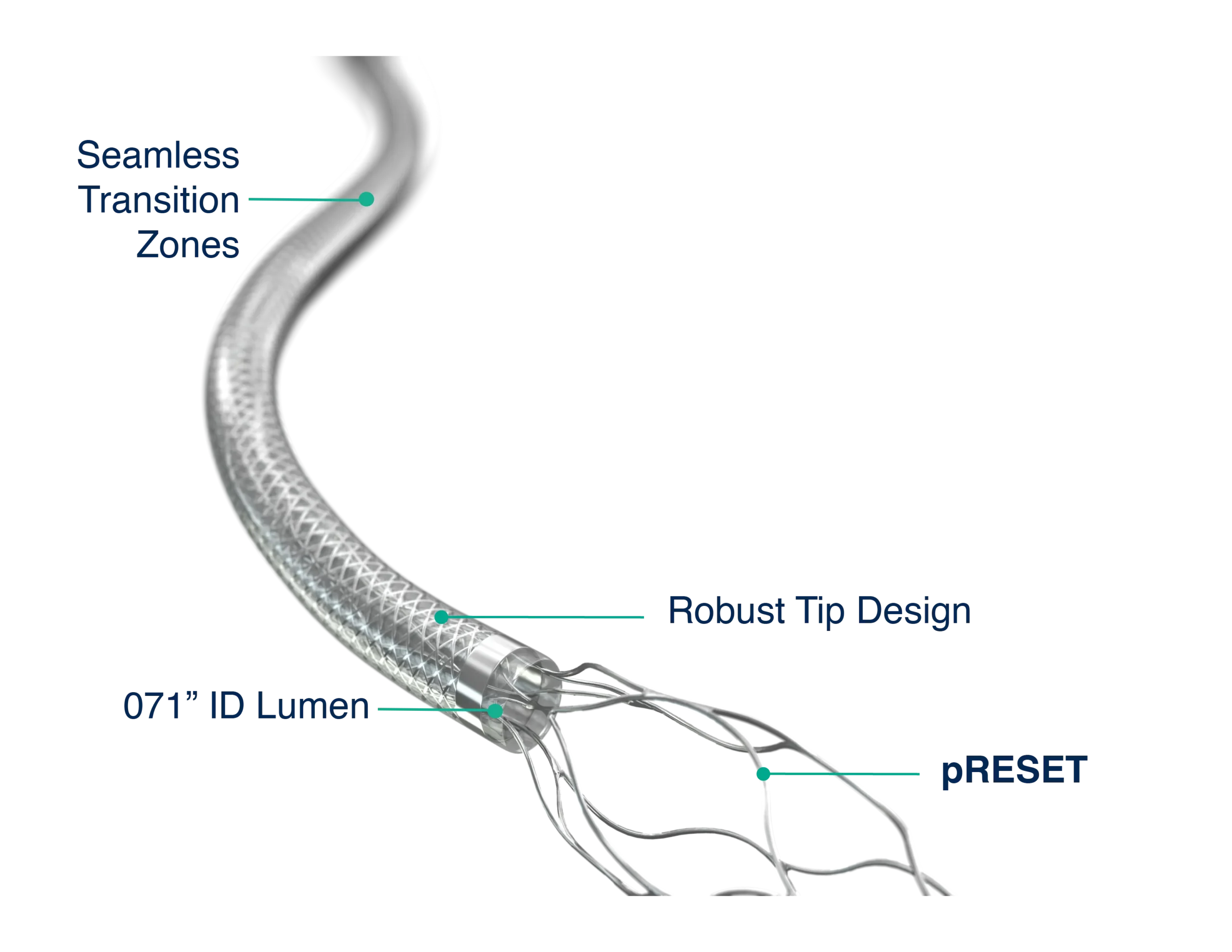phenox pHLO Aspiration Catheter for clot removement after ischemic stroke